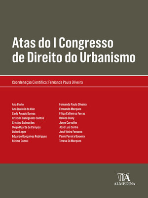 cover image of Atas do I Congresso de Direito do Urbanismo